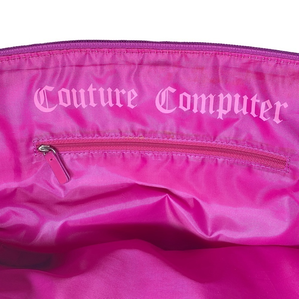 Y2K Rare Juicy Couture Laptop Bag in Pink - Picture 7 of 13